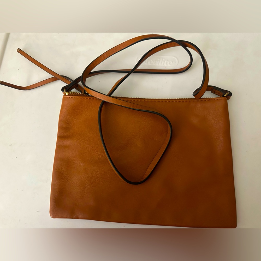 Brown Leather Shoulder Bag